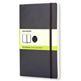 Moleskine Yumuşak Kapak Expanded Defter Siyah (Çizgisiz - 13x21)