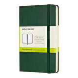 Moleskine Sert Kapak Defter Mersin Yeşili (Çizgisiz - 13x21)