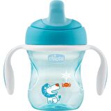 Chicco Yarı Yumuşak Uçlu Alıştırma Bardağı 6+ Ay Erkek