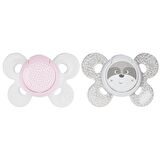 Chicco Physio Comfort Silikon Emzik Kız 0-6 Ay 2Li