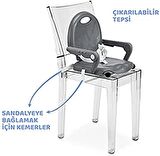 Chicco Booster Seat Pocket Snack Katlanır Portatif Mama Sandalyesi Gri 