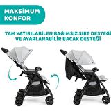 Chicco Ohlala 2 Twin Ultra Hafif Ikiz Bebek Arabası / Silver Cat