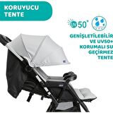 Chicco Ohlala 2 Twin Ultra Hafif Ikiz Bebek Arabası / Silver Cat