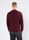 Lacoste Erkek Bordo Klasik Fit Sweatshirt