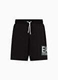 EA7 Siyah Erkek Sweat Şort 3DPS63PJ05Z