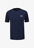 EA7 Bisiklet Yaka Lacivert Erkek T-Shirt 8NPT18PJ02Z