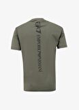 EA7 Bisiklet Yaka Haki Erkek T-Shirt 8NPT18PJ02Z