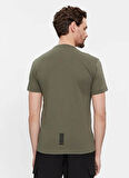 EA7 Bisiklet Yaka Haki Erkek T-Shirt 8NPT51PJM9Z