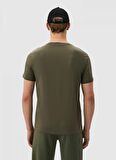 EA7 Bisiklet Yaka Haki Erkek T-Shirt 3DPT07PJM9Z