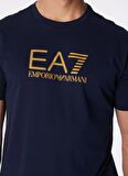 EA7 Bisiklet Yaka Lacivert Erkek T-Shirt 3DPT08PJM9Z