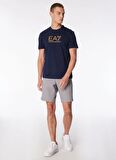 EA7 Bisiklet Yaka Lacivert Erkek T-Shirt 3DPT08PJM9Z