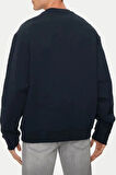 Armani Exchange Erkek Fermuarlı Sweatshirt Lacivert