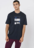 Armani Exchange Bisiklet Yaka Baskılı Lacivert Erkek T-Shirt 6DZTJS ZJA5Z 1510