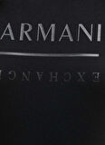 Armani Exchange Yuvarlak Yaka Baskılı Siyah Kadın T-Shirt 6DYT11