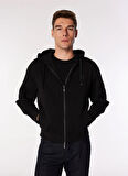 Armani Exchange Kapüşon Yaka Siyah Erkek Sweatshırt 6DZMHD ZJNPZ 1200