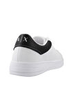 Erkek Yazı Logo Sneaker - Beyaz | 45