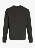 Armani Exchange Bisiklet Yaka Koyu Füme Erkek Sweatshırt 8NZM88 ZJKRZ 1832