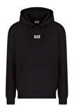 Erkek Ea7 Kapüşonlu Sweatshirt - Siyah | XL