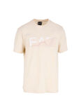 EA7 Bisiklet Yaka Ekru Erkek T-Shirt 7M000002AF11970