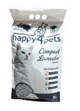Happy4Pets Topaklaşan Kedi Kumu Lavanta Kokulu İnce Taneli 10 KG