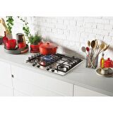 Hoover HHG6BRK3X H-Hob 300 Gas Inox Ankastre Ocak
