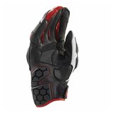 Clover RSC-4 Korumalı Motosiklet Eldiveni Siyah  Beyaz  Kırmızı