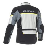 Clover Savana-4 WP Korumalı Motosiklet Montu Gri  Siyah  Sarı