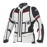 Clover GTS-5 Korumalı Motosiklet Montu Gri  Siyah