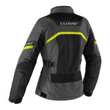Clover Ventouring-4 WP Korumalı Kadın Motosiklet Montu Gri  Siyah  Kırmızı