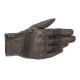 Alpinestars Rayburn V2 Korumalı Deri Motosiklet Eldiveni Kahverengi