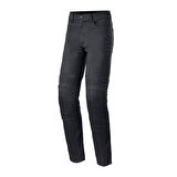 Alpinestars Cerium Tech Stretch Denim Korumalı Motosiklet Pantolonu Siyah
