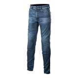 Alpinestars Argon Slim Fit Denim Korumalı Motosiklet Pantolonu Mavi