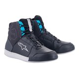 Alpinestars Chrome Drystar Korumalı Kadın Motosiklet Botu Siyah  Mavi