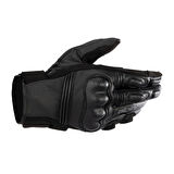 Alpinestars Stella Phenom Deri Korumalı Kadın Motosiklet Eldiveni Siyah