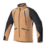 Alpinestars Hyde XT DS XF Off-Road Korumalı Motosiklet Montu Kahverengi  Siyah