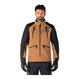 Alpinestars Hyde XT DS XF Off-Road Korumalı Motosiklet Montu Kahverengi  Siyah