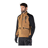 Alpinestars Hyde XT DS XF Off-Road Korumalı Motosiklet Montu Kahverengi  Siyah