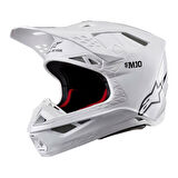 Alpinestars Supertech M10 Off-Road Kaskı Beyaz  Siyah