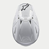 Alpinestars Supertech M10 Off-Road Kaskı Beyaz  Siyah