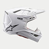 Alpinestars Supertech M10 Off-Road Kaskı Beyaz  Siyah