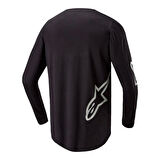 Alpinestars Fluid Graphite Off-Road Motosiklet Jerseyi Siyah  Gümüş