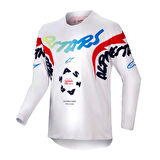 Alpinestars Youth Racer Hana Genç Kros Motosiklet Jersey Kırmızı  Beyaz