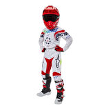 Alpinestars Youth Racer Hana Genç Kros Motosiklet Jersey Kırmızı  Beyaz