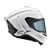 Alpinestars Supertech R10 Carbon Spor Motosiklet Kaskı Beyaz  Siyah