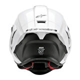 Alpinestars Supertech R10 Carbon Spor Motosiklet Kaskı Beyaz  Siyah