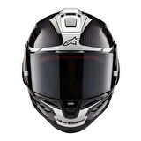 Alpinestars Supertech R10 Carbon Element Spor Motosiklet Kaskı Siyah  Gümüş