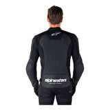 Alpinestars Faster V3 Air Korumalı Deri Motosiklet Montu Siyah  Beyaz