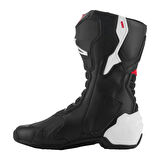 Alpinestars SMX-6 V3 Korumalı Motosiklet Botu Siyah  Beyaz  Kırmızı