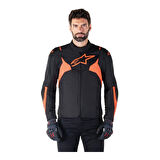 Alpinestars T-JAWS V4 WP Korumalı Motosiklet Montu Siyah  Kırmızı