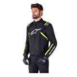 Alpinestars T-SPS V2 WP Korumalı Motosiklet Montu Siyah  Beyaz  Sarı